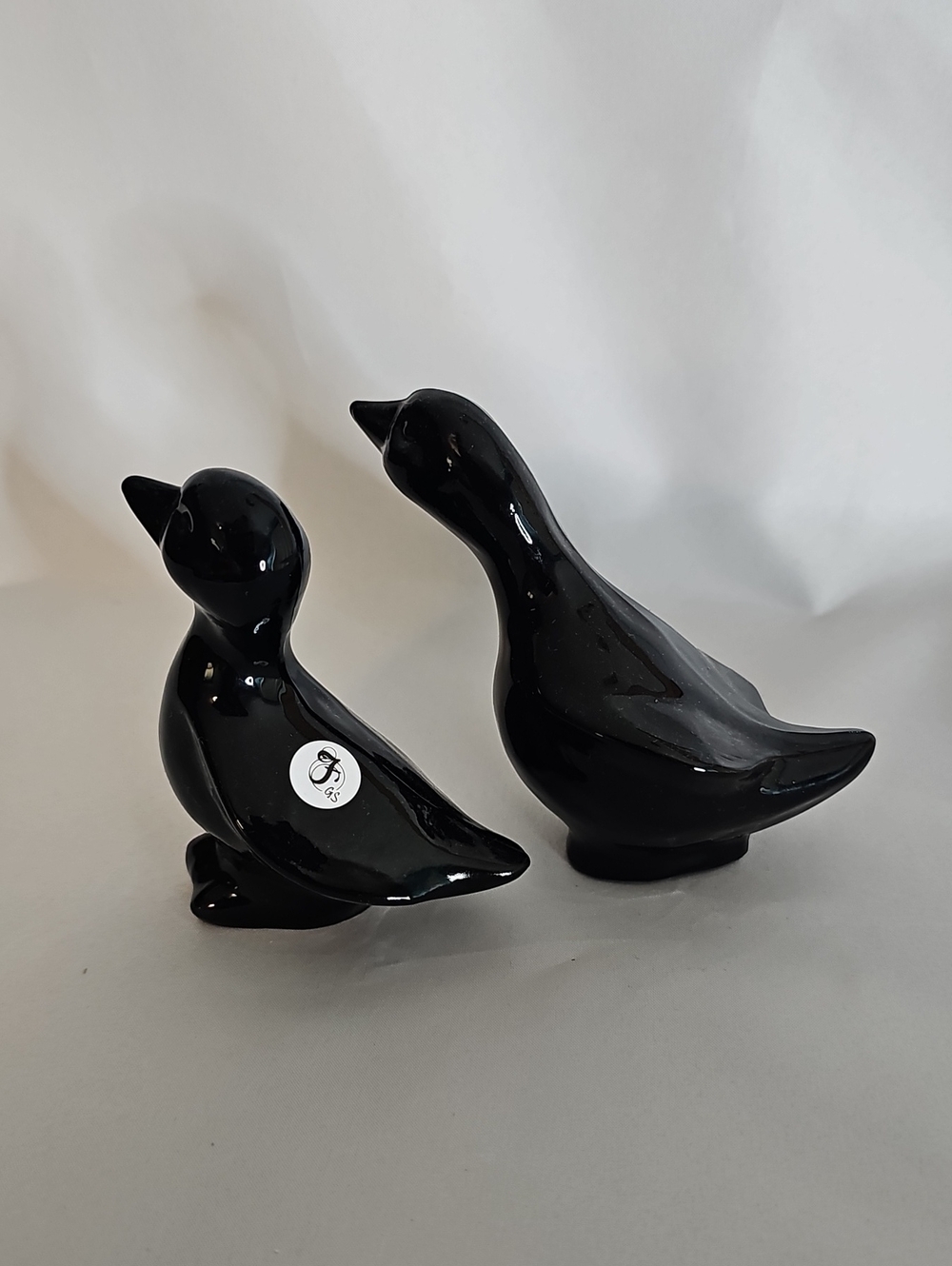 Black Fenton  Duck  Figurine Set